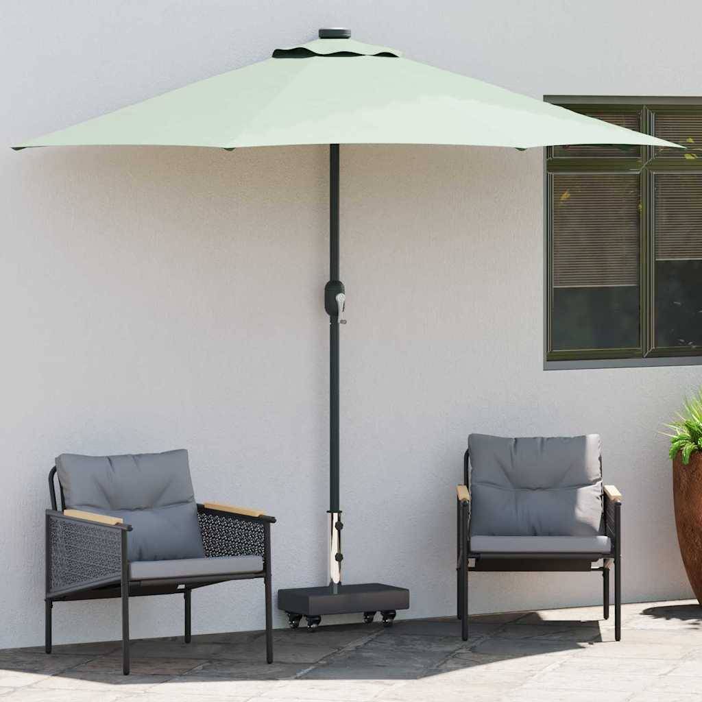 ComfortXL - Pied de Parasol Rectangulaire Granite Acier 25kg à Roulettes Verrouillables pour Terrasse Noir 45x25cm – ComfortXL Outdoor Living - Image 1
