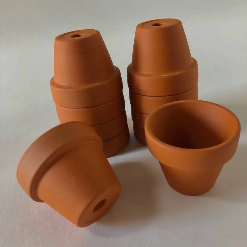 Autre - Lot de 10 mini-pots en terre cuite H. 4 cm - Prêt à Jardiner - Imagen 1