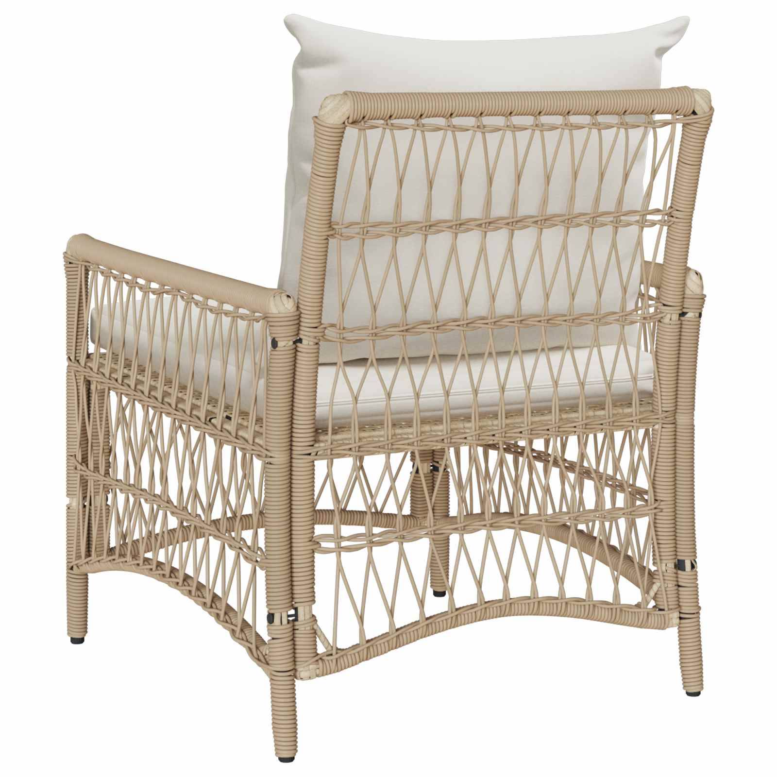 Vidaxl - Chaise de jardin Beige polyrotin vidaXL 42006221 - Image 5