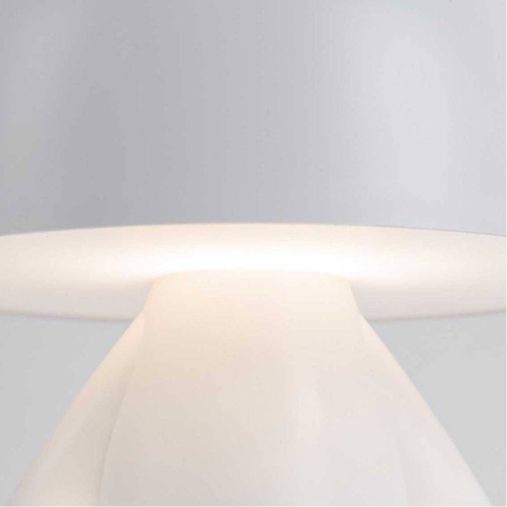 Leitmotiv - Lampe à poser en plastique LED Bunny Blanc - Imagen 4