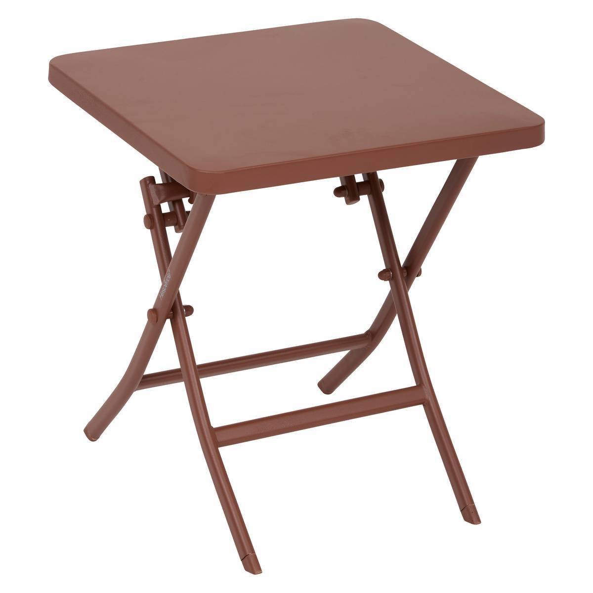 Hesperide - Table d'appoint de jardin Greensboro 40x40cm acajou - Hespéride - Image 1