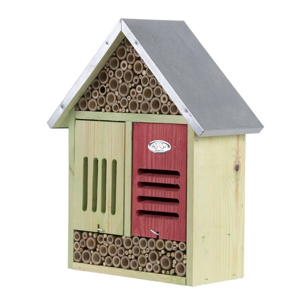 Animallparadise - Hôtel à insectes, taille XL , avec brosse de nettoyage H 38 cm - Imagen 2