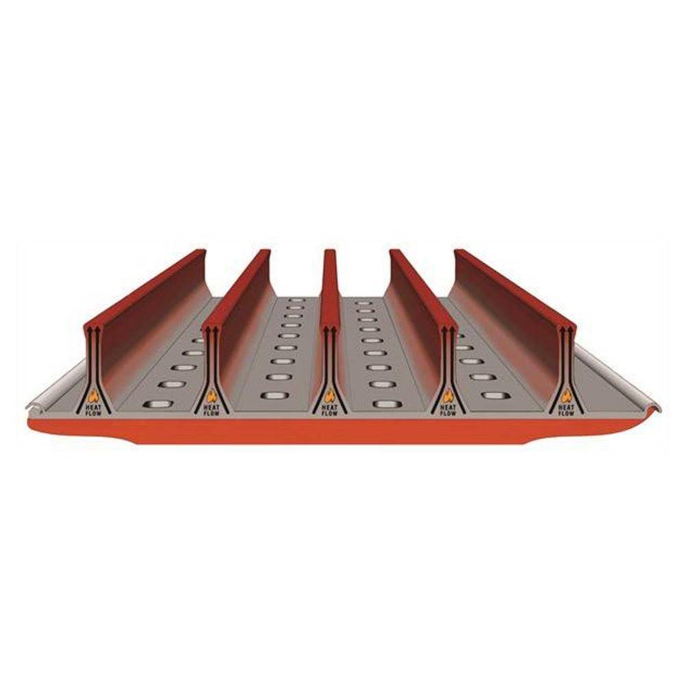 Grille de cuisson barbecue charbon Grill Grate 47 x 13.34 (x2) aluminium - Imagen 2