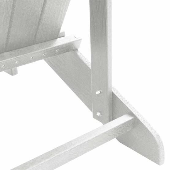 Chaise de jardin Polyéthylène Blanc 82 x 74 x 92 cm, Poids :36kg - PANGIVO - Image 9