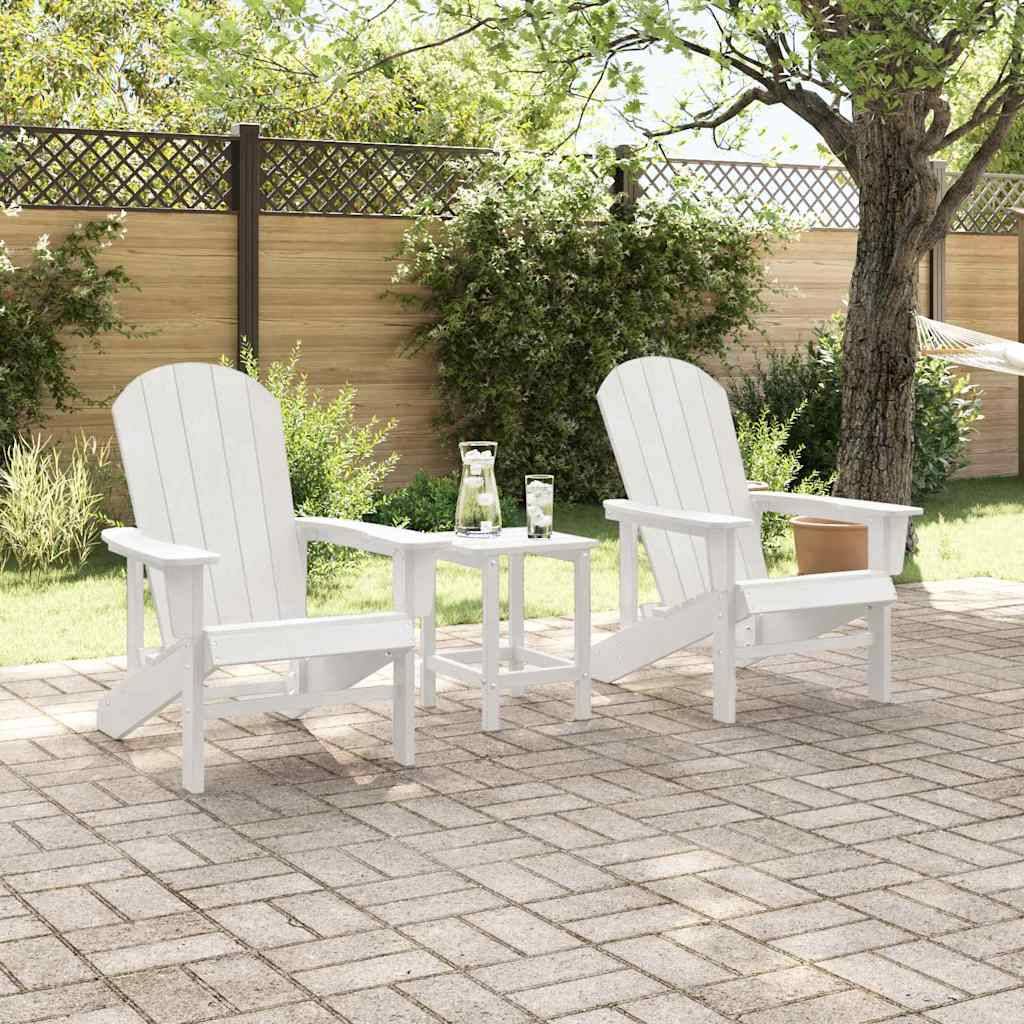 Chaise de jardin Polyéthylène Blanc 82 x 74 x 92 cm, Poids :36kg - PANGIVO - Image 3