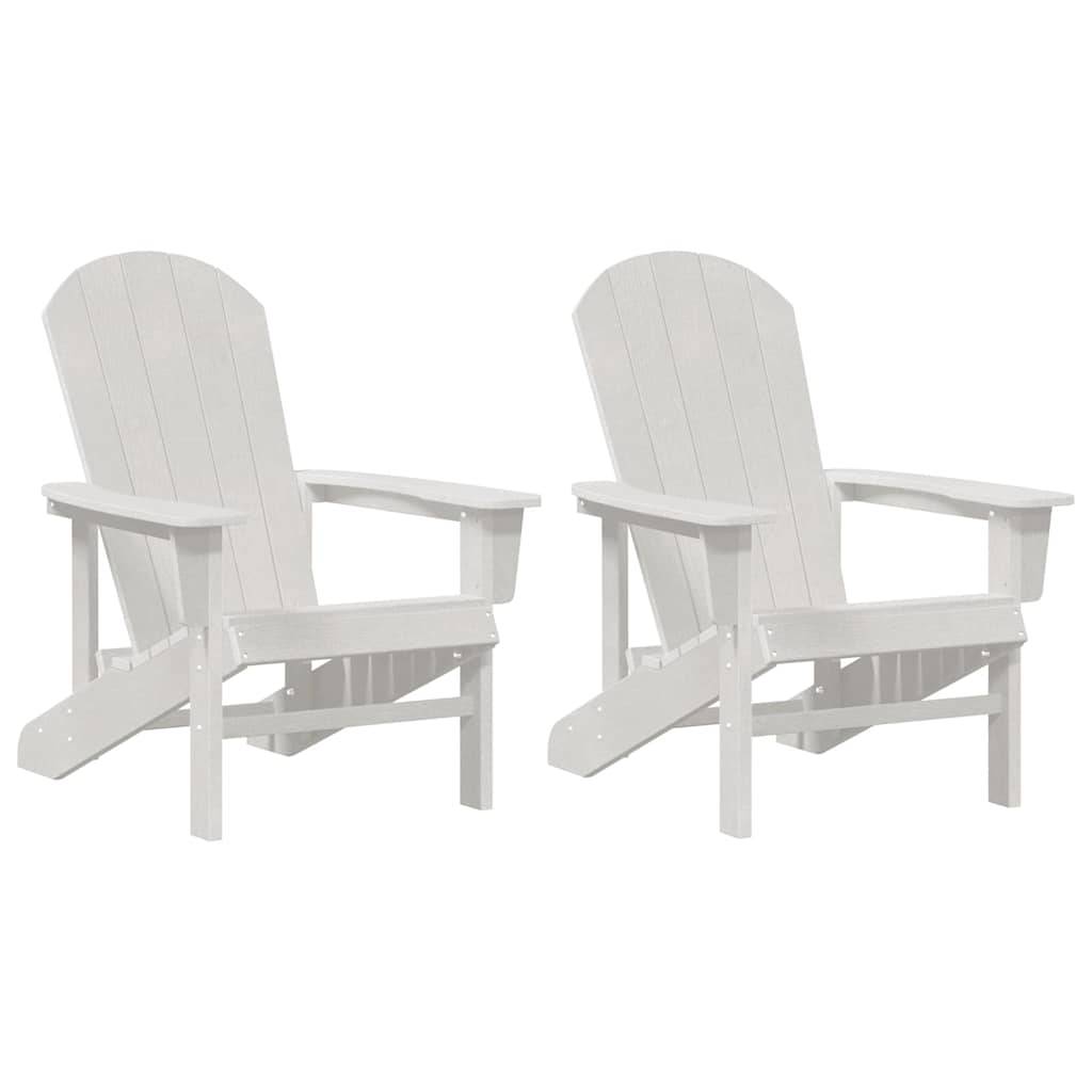 Chaise de jardin Polyéthylène Blanc 82 x 74 x 92 cm, Poids :36kg - PANGIVO - Image 2