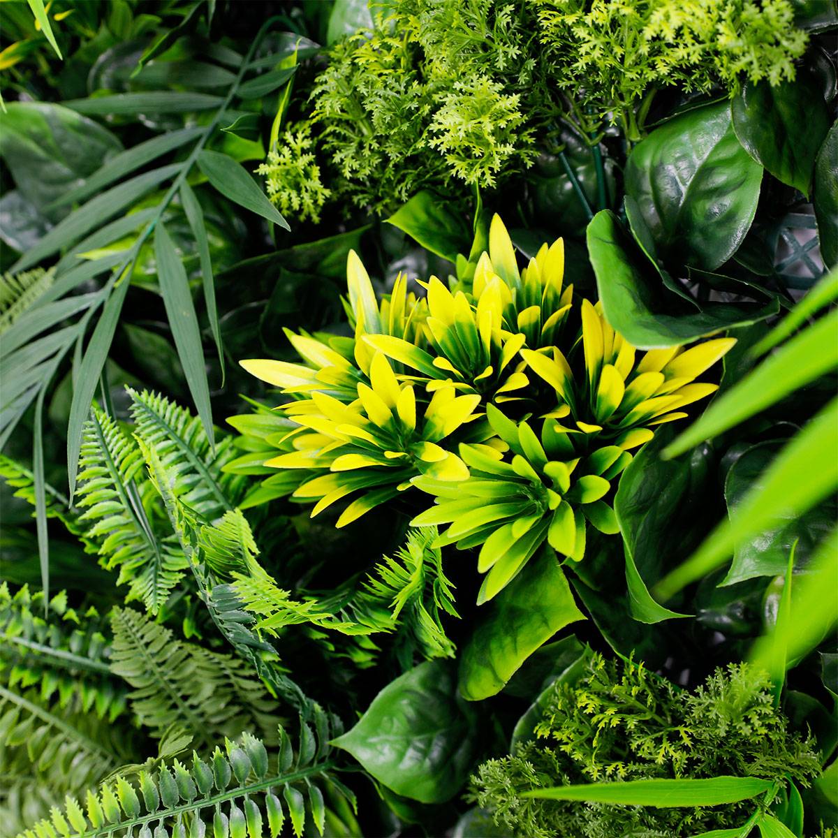 Mur vegetal artificiel Exotik plaque de 1mx1m décoration tropicale - Image 6
