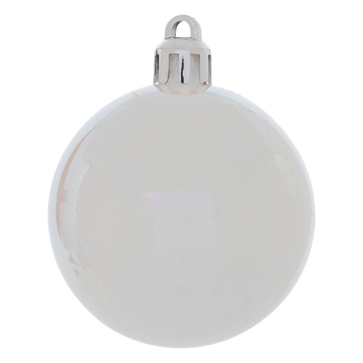 Fééric Lights & Christmas - Lot de 15 boules lisses et décorées D.5cm rouge blanc - Feeric Lights & Christmas - Imagen 4