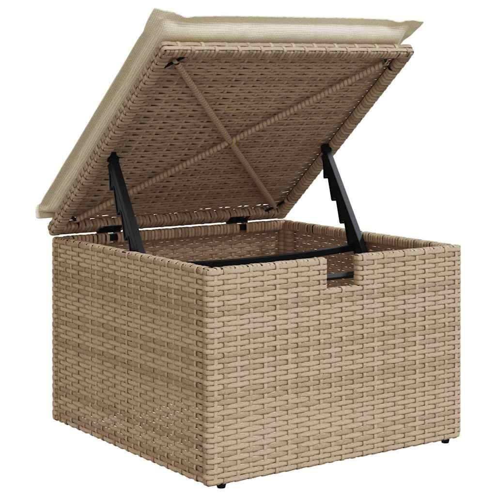 ComfortXL - Canapé d'extérieur 6 pièces avec rangement et table de jardin Beige – ComfortXL Outdoor Living - Image 9