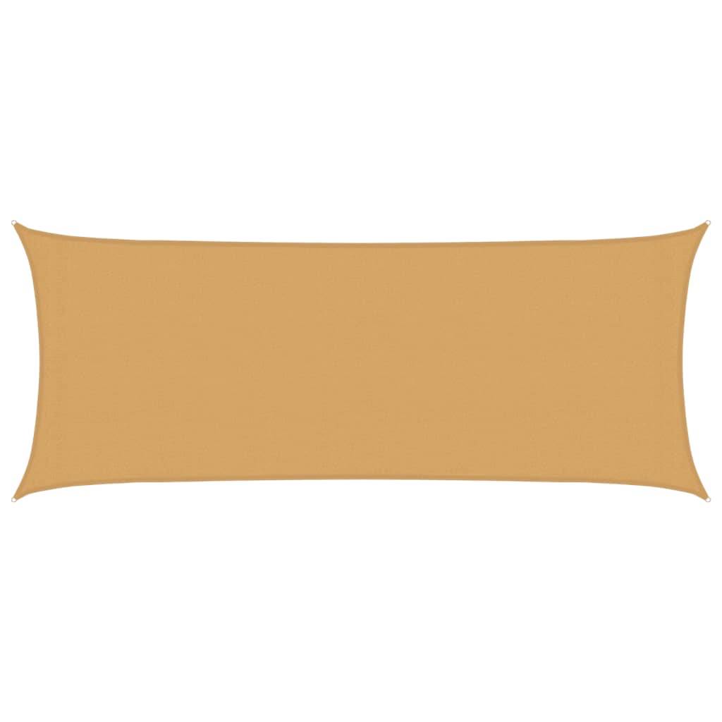 Voile d'ombrage PEHD sable 500 x 200 cm - PANGIVO - Image 1