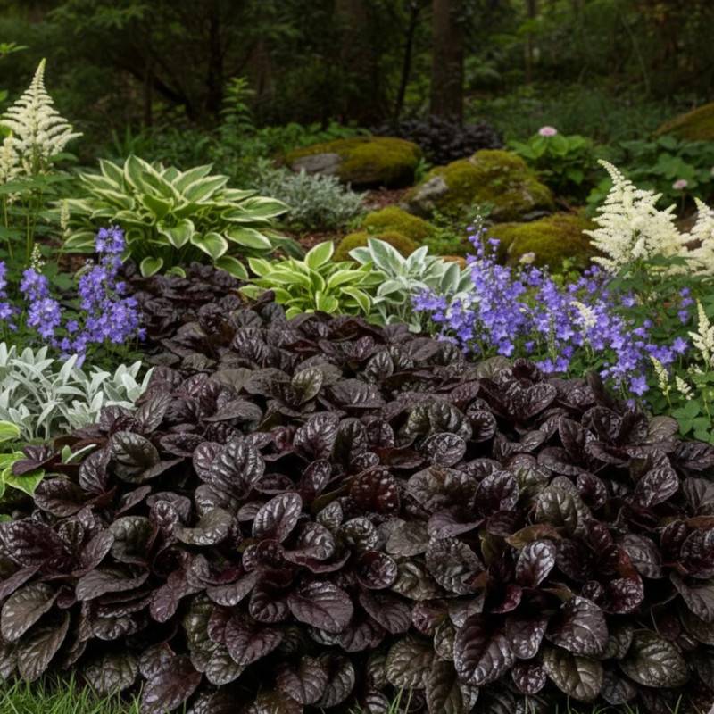 Bugle rampante Elmblüt, Ajuga à fleurs Violette/Bleue - feuillage Persistant - Godet - 5/20 cm - Imagen 1
