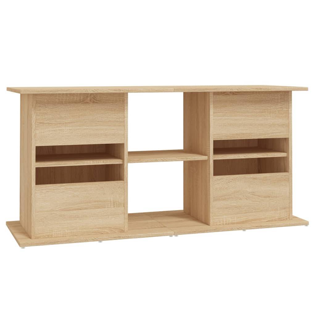Grand Meuble Aquarium Bois d'ingénierie Style Naturel Chêne Sonoma 121 cm - ComfortXL Outdoor Living - Image 8