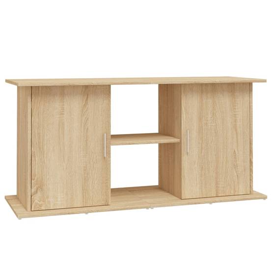 Grand Meuble Aquarium Bois d'ingénierie Style Naturel Chêne Sonoma 121 cm - ComfortXL Outdoor Living - Image 2