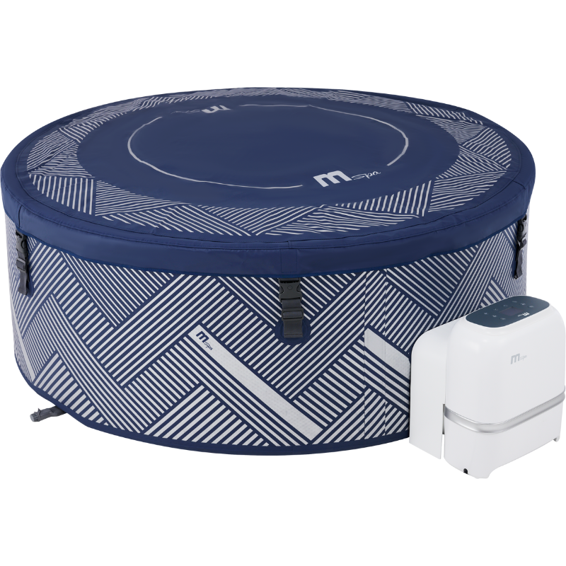 Spa gonflable MSpa Naval 6 places – Semi-rigide Ø173 cm, connectivité Wi-Fi et jets relaxants - Imagen 4