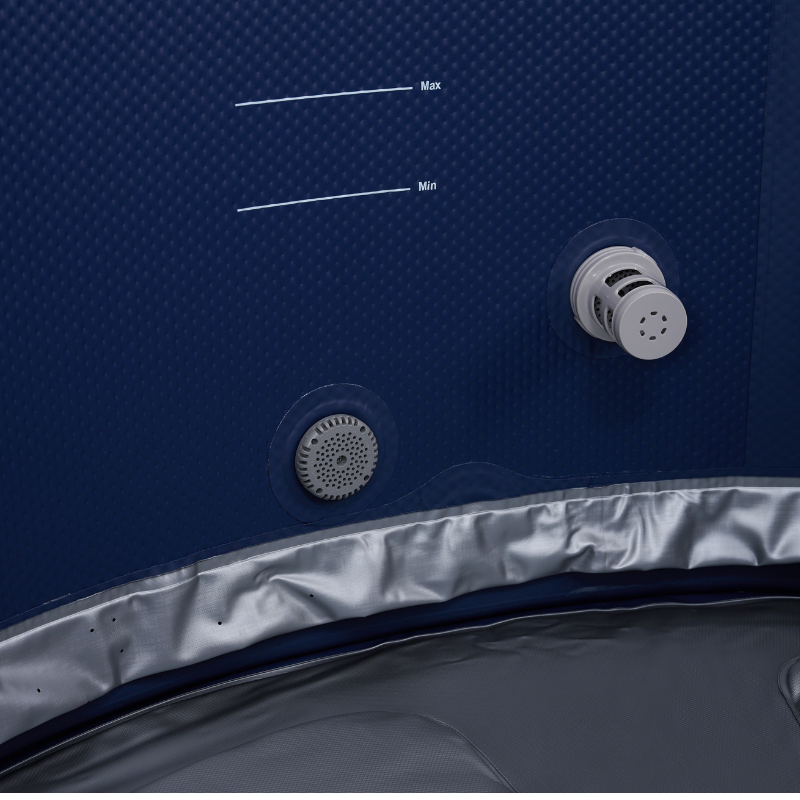 Spa gonflable MSpa Naval 6 places – Semi-rigide Ø173 cm, connectivité Wi-Fi et jets relaxants - Imagen 8