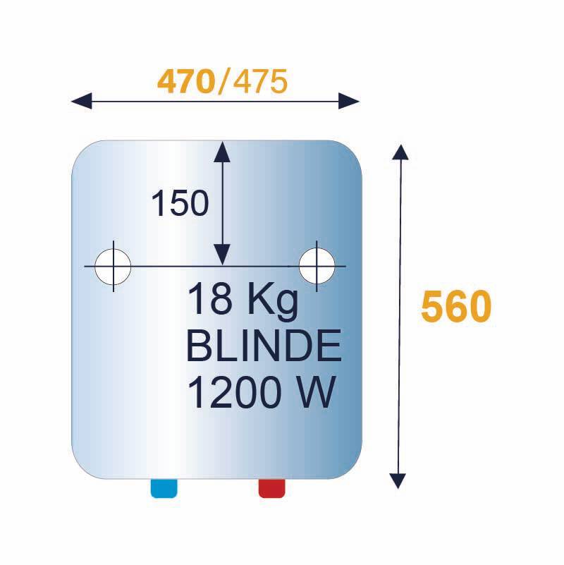 Chauffe-eau électrique Ariston INITIO 150L – Vertical Mural, Blanc, Blindé (petit Choc)