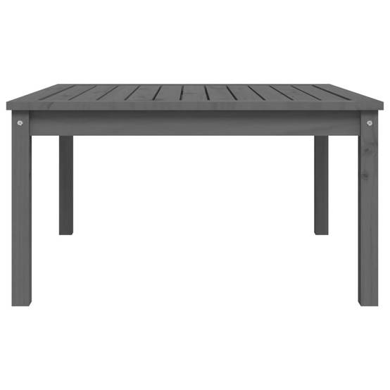 ComfortXL - Table de Salon de Jardin Carrée Grise 82,5cm en Pin Massif, Style Contemporain – ComfortXL Outdoor Living - Image 5