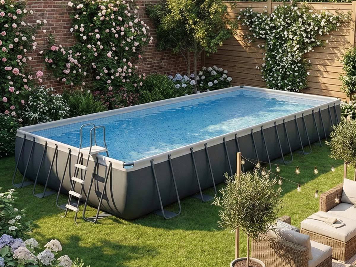 Piscine tubulaire Ultra XTR Frame rectangulaire 9,75 x 4,88 x 1,32 m - Intex - Image 4