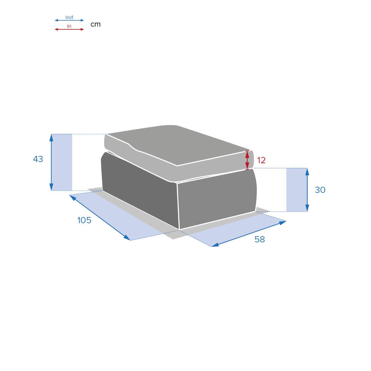 Hesperide - Pouf de jardin "Mooréa" savana en aluminium traité époxy et résine tressée - Hespéride - Imagen 5