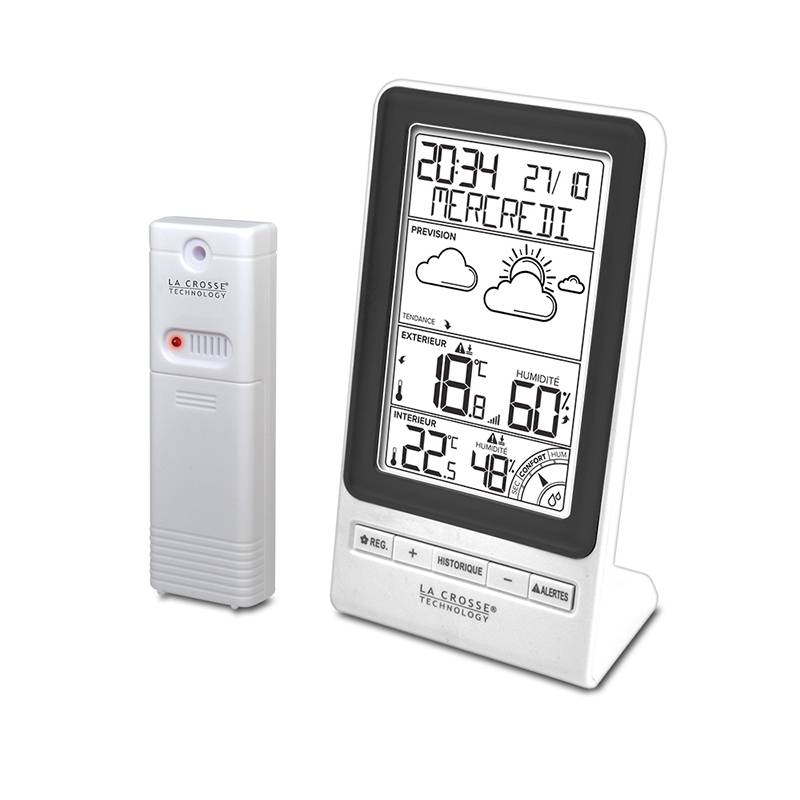 La Crosse Technology - Station Météo avec Prévision météo, Alertes de Température et Indice de confort