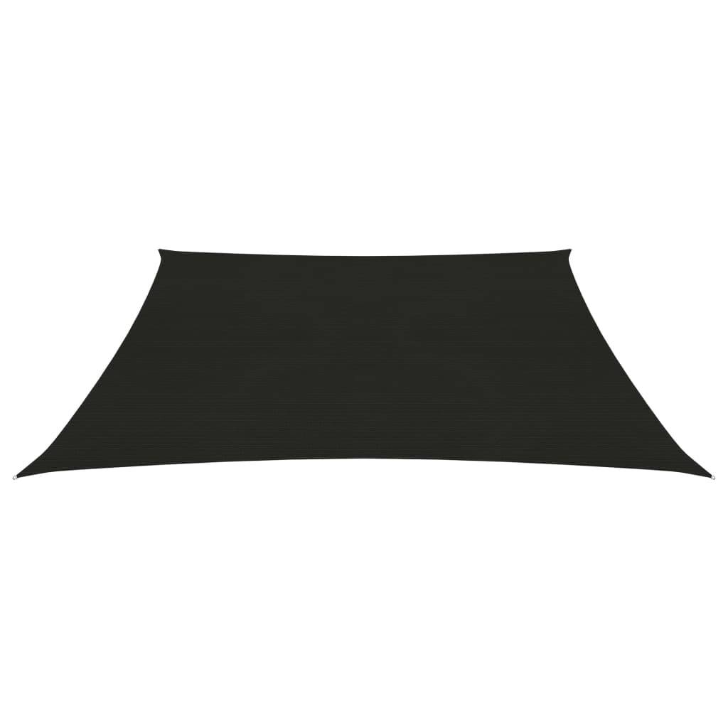 Helloshop26 - Voile toile d'ombrage parasol 160 g/m² PEHD 2,5 x 2,5 m noir - Imagen 2