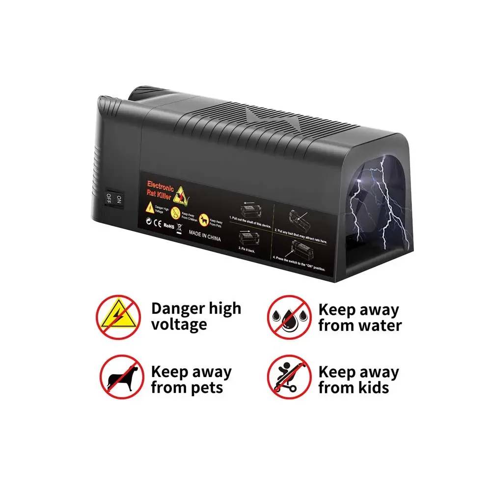 Piège à souris électrique USB - 2500V - 30 chocs par recharge - Image 8
