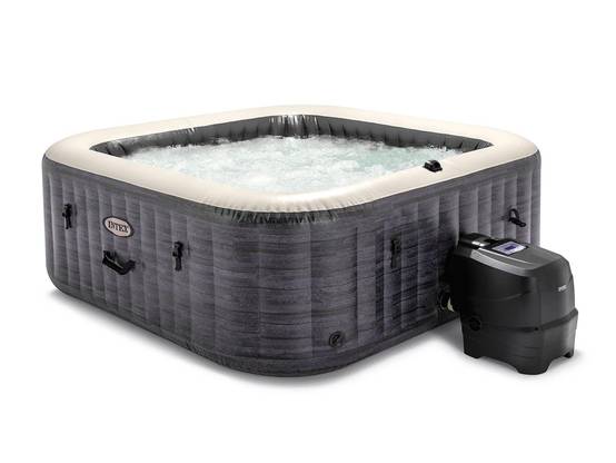 Spa gonflable PureSpa Ardoise carré Bulles 6 places - Intex - Image 1