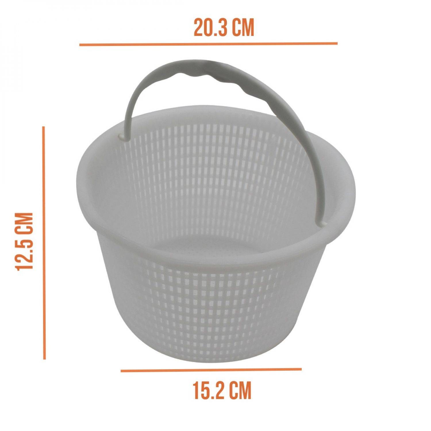 Linxor - Panier rond pour skimmer de piscine - Diam 20.3 cm - Blanc - Linxor - Imagen 2
