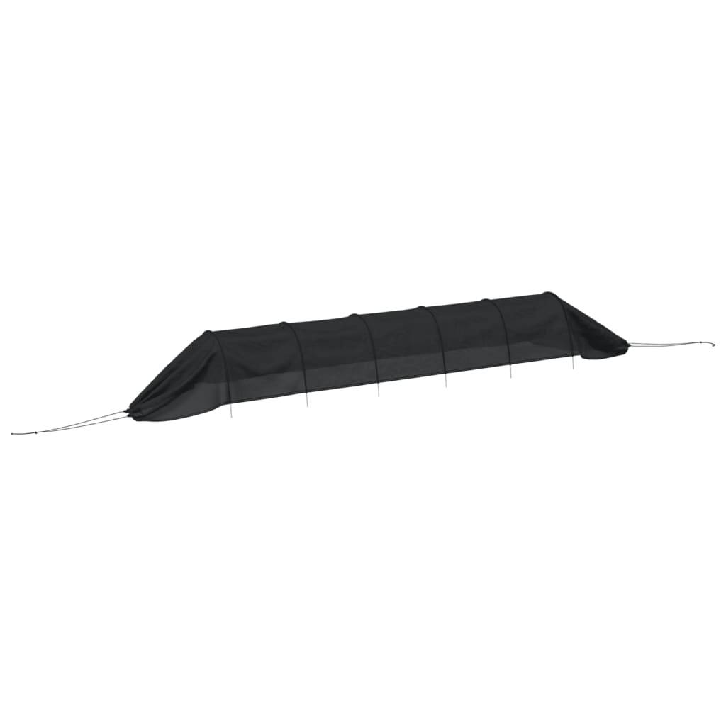 Vidaxl - Tunnels en filet 4 pcs noir acier et polyéthylène vidaXL 3281504 - Image 9