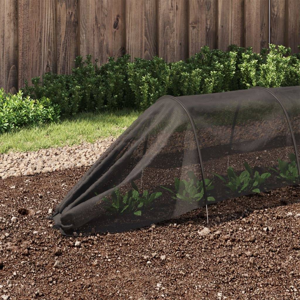 Vidaxl - Tunnels en filet 4 pcs noir acier et polyéthylène vidaXL 3281504 - Image 1