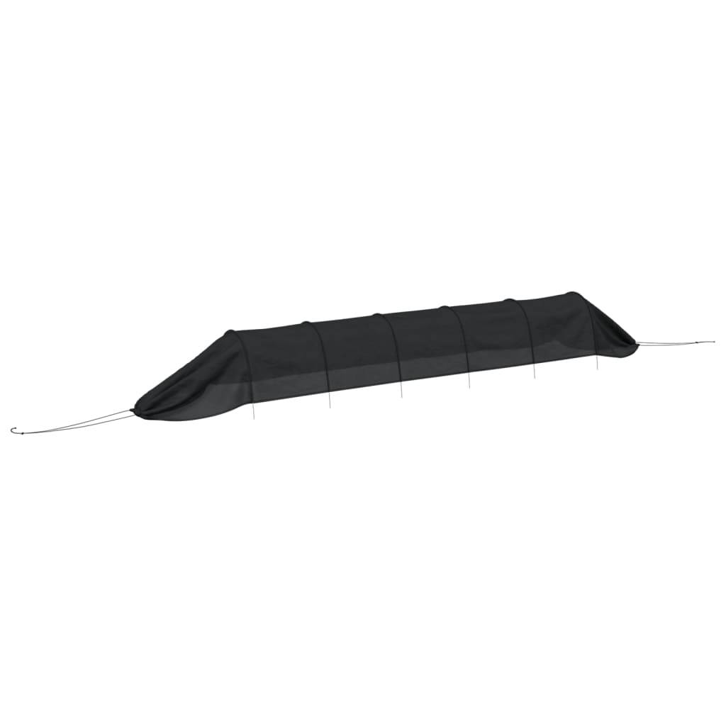 Vidaxl - Tunnels en filet 4 pcs noir acier et polyéthylène vidaXL 3281504 - Image 8