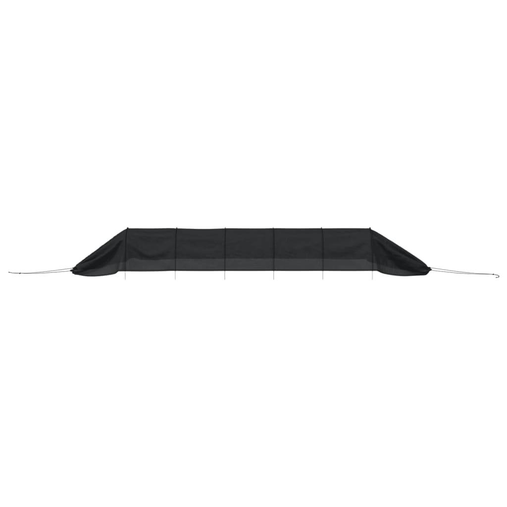 Vidaxl - Tunnels en filet 4 pcs noir acier et polyéthylène vidaXL 3281504 - Image 6