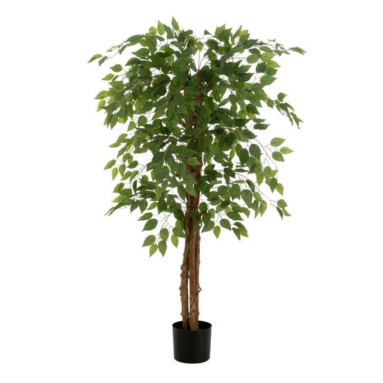 Plante Artificielle en Pot "Ficus" 150cm Vert - Image 1