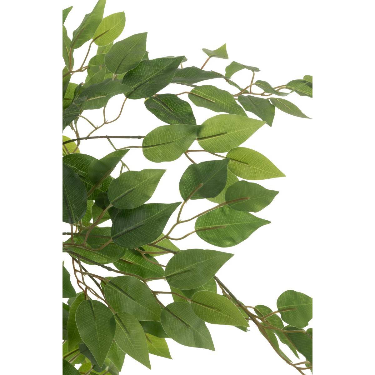 Plante Artificielle en Pot "Ficus" 150cm Vert - Image 2