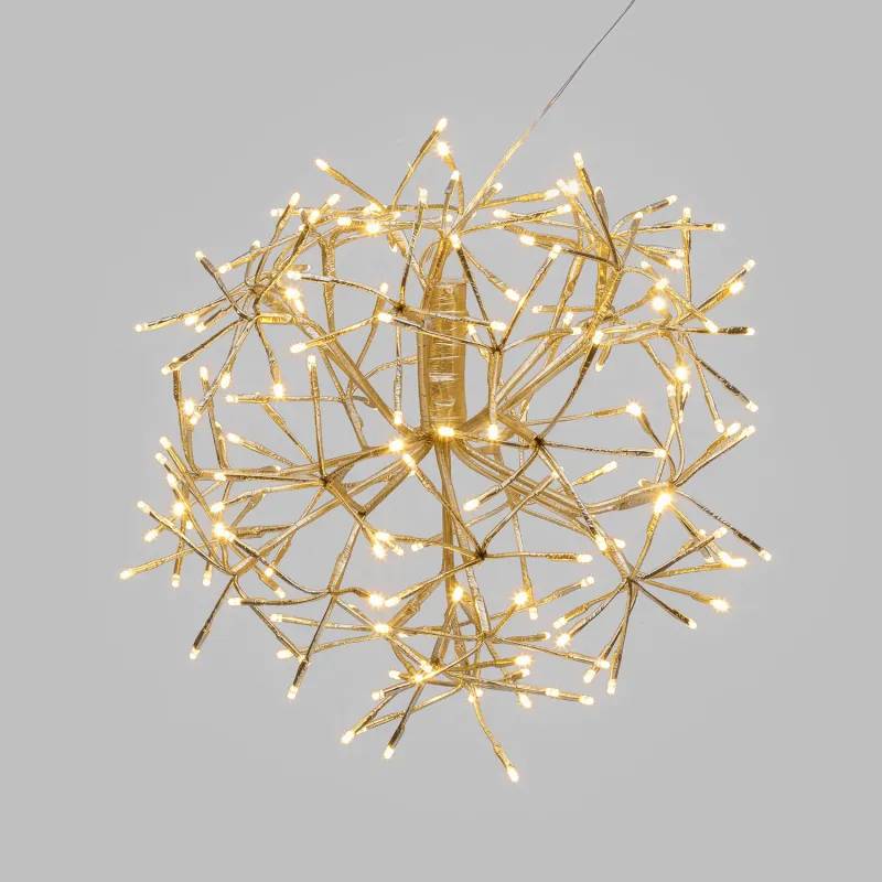 Lotti - Boule lumineuse TWIGBall ø45cm champagne 180 LED blanc chaud fixe métal IP44 Lotti - Image 1