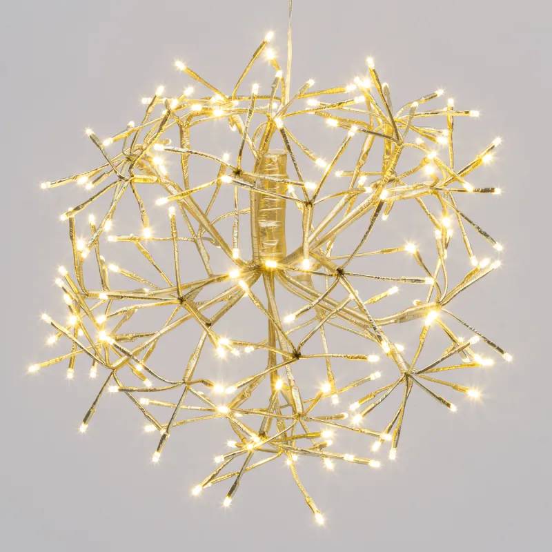 Lotti - Boule lumineuse TWIGBall ø45cm champagne 180 LED blanc chaud fixe métal IP44 Lotti - Image 4