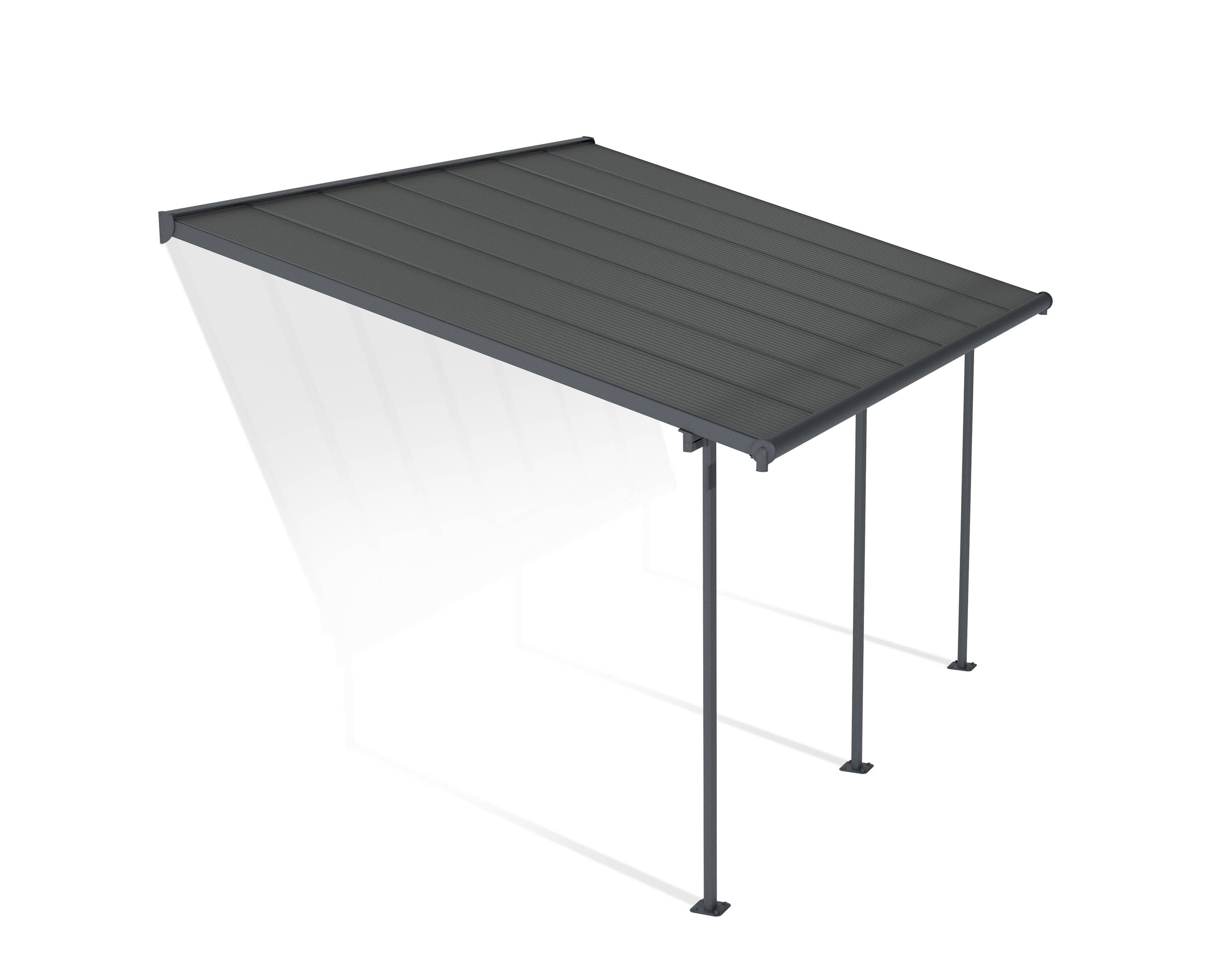 Canopia - Canopia Pergola Capri 3X4,3 Grise, toiture gris - Imagen 1