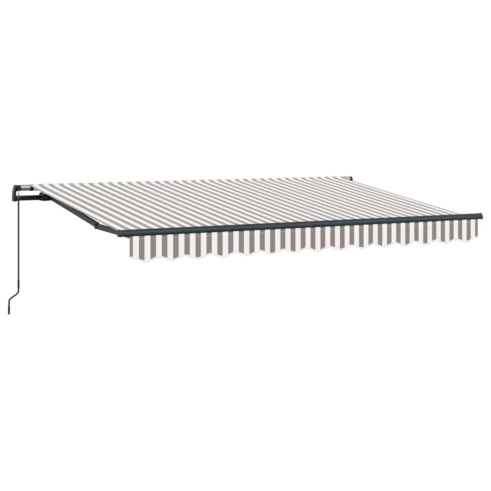 ComfortXL - Store banne manuel aluminium pour terrasse protection UV gris clair 4x3m - ComfortXL Outdoor Living - Image 2