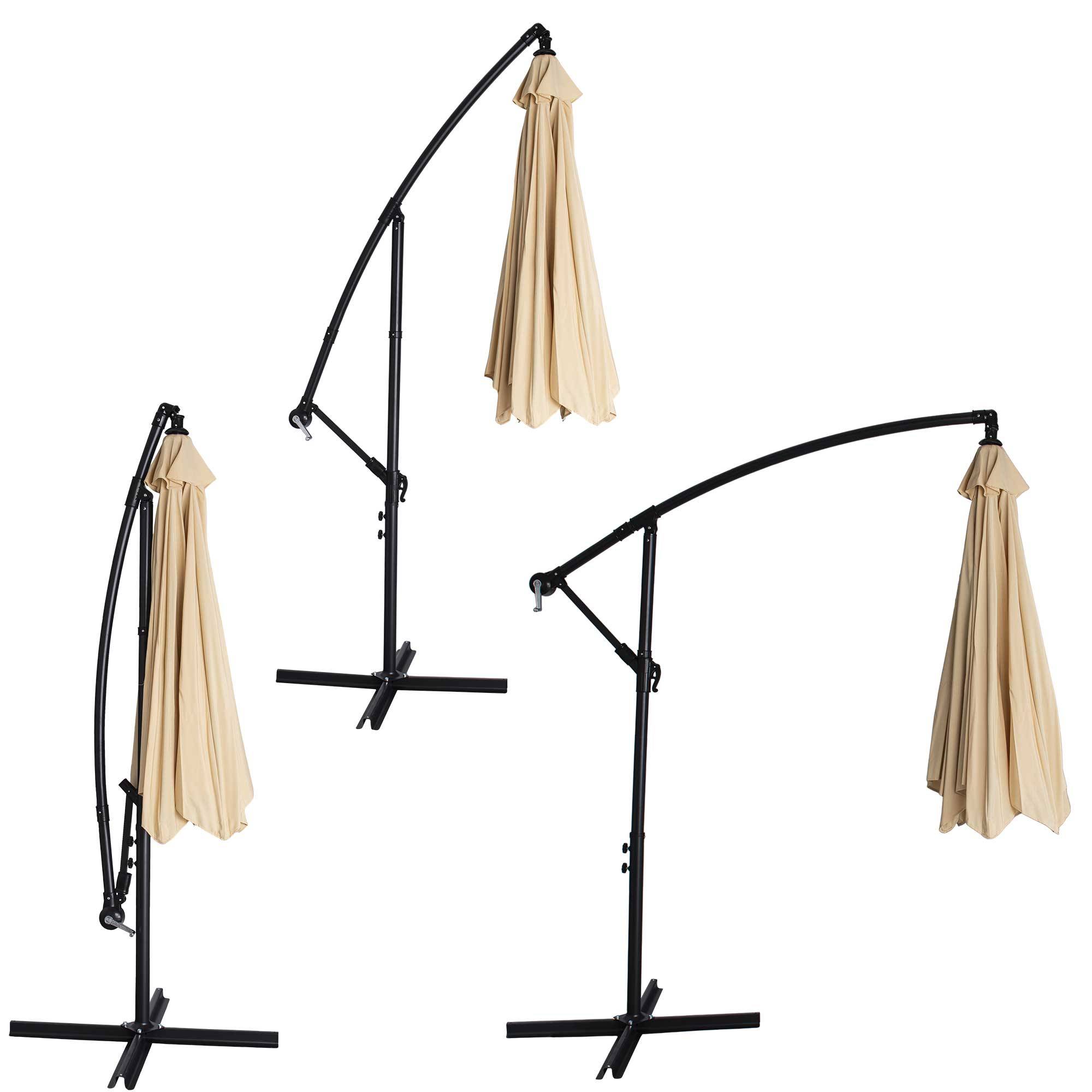 WERKA PRO - Parasol déporté Ø 3m - WERKA PRO crème - crème - Image 6