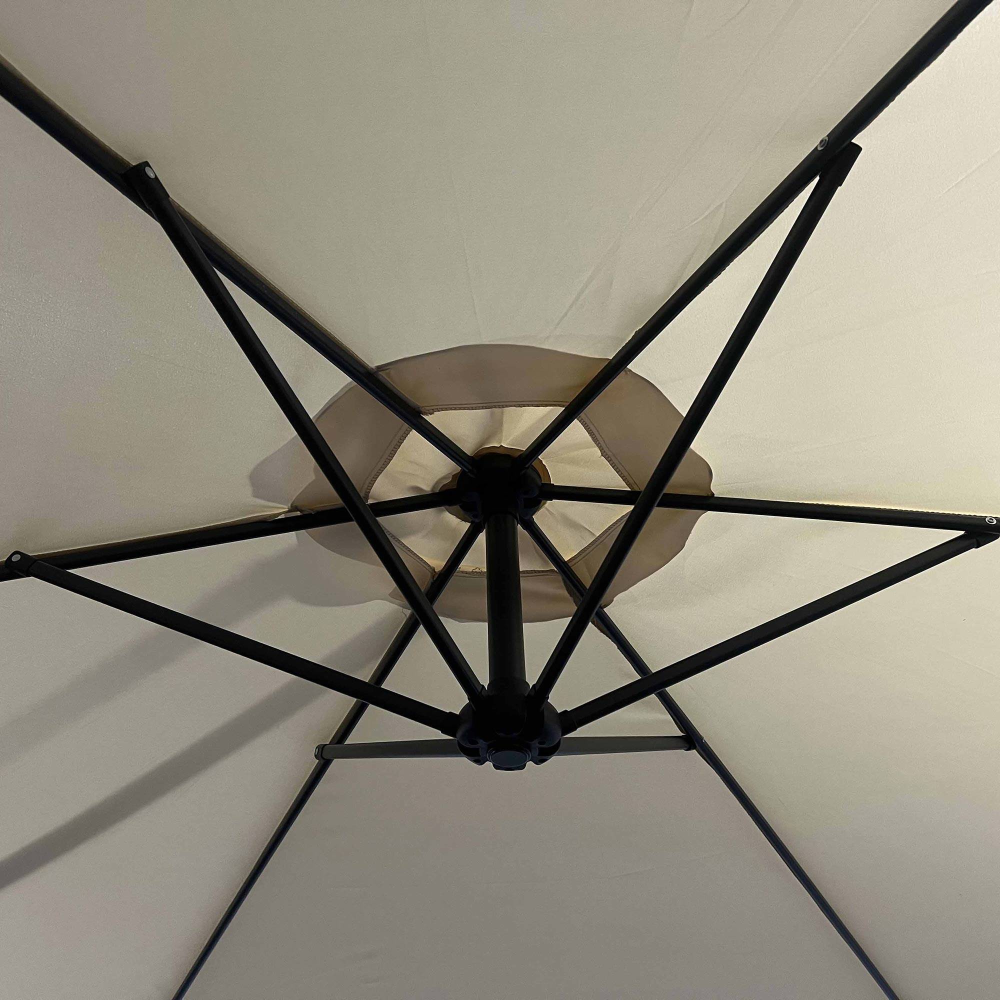 WERKA PRO - Parasol déporté Ø 3m - WERKA PRO crème - crème - Image 2