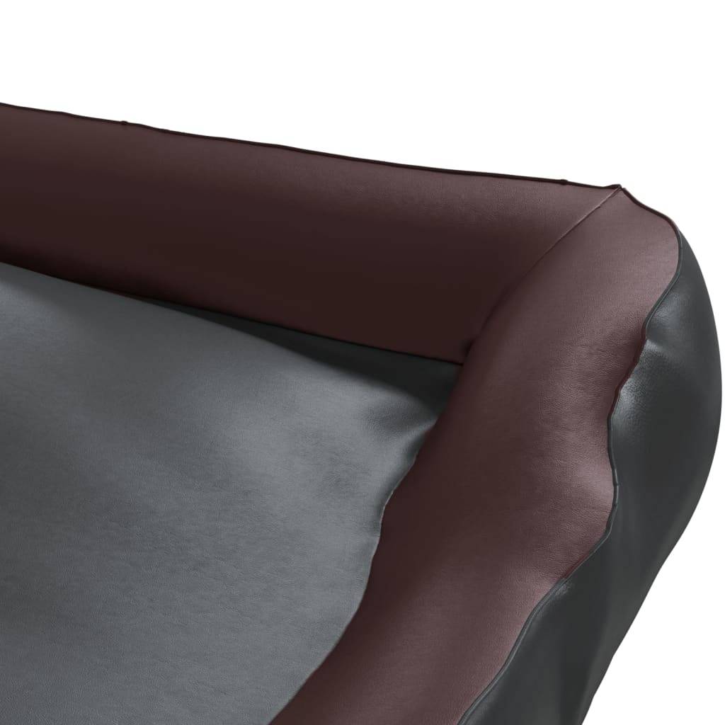 Vidaxl - Lit pour chien Noir et marron 105x80x25 cm Similicuir vidaXL 171242 - Imagen 7