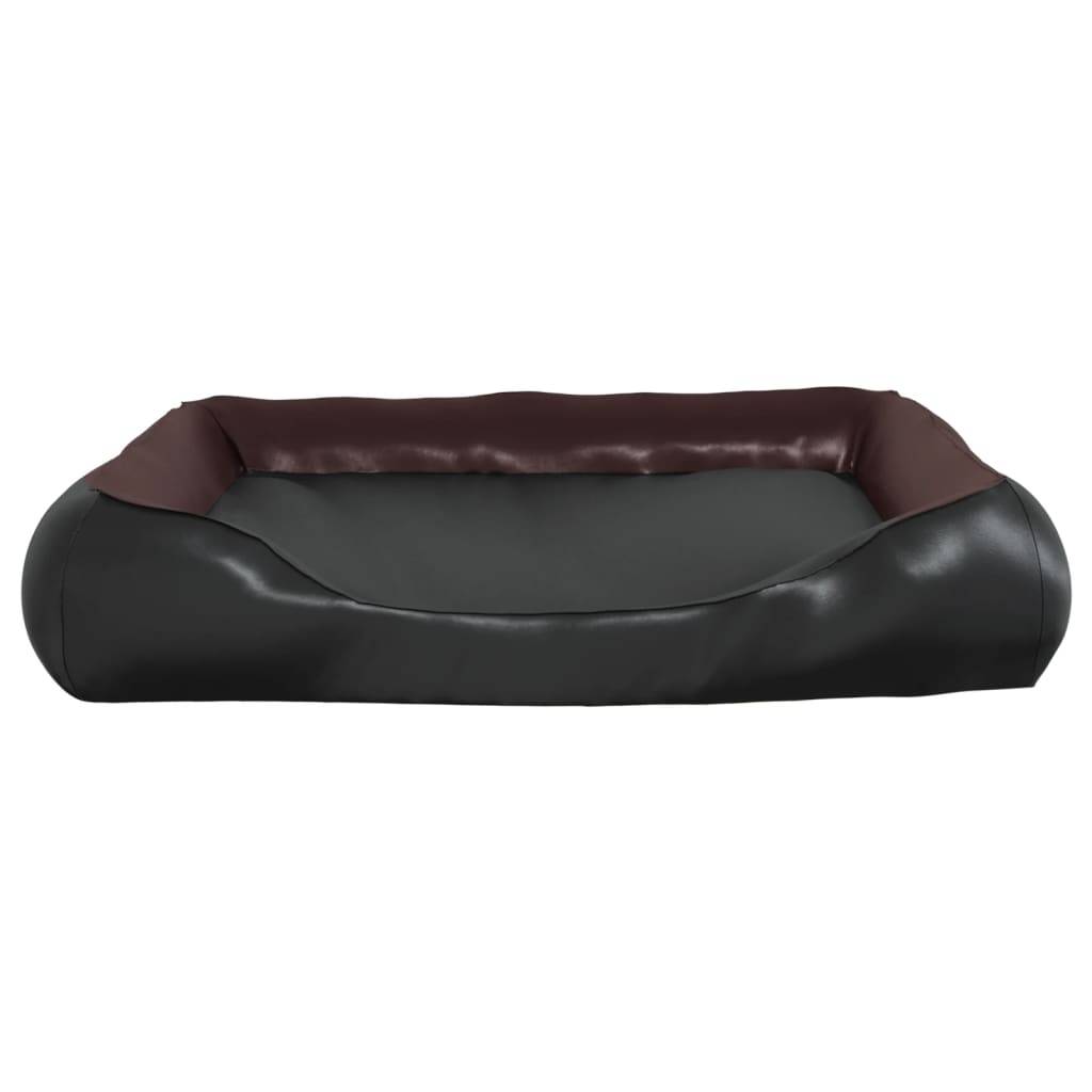 Vidaxl - Lit pour chien Noir et marron 105x80x25 cm Similicuir vidaXL 171242 - Imagen 5