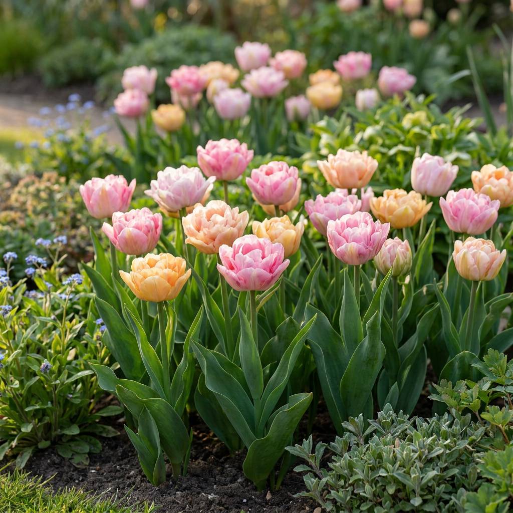 La Green Touch - Tulipe Peaches & Kisses en mélange - 12 bulbes - calibre 11/12 - Image 2