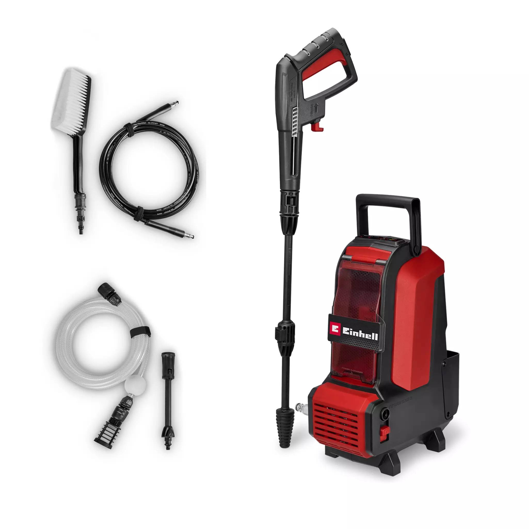 Einhell - Nettoyeur haute pression sans fil – HYPRESSO 36/105 – 36 V – 105 bar – 270 l/h – Moteur sans charbon – Fonction ECO – Compact et mobile