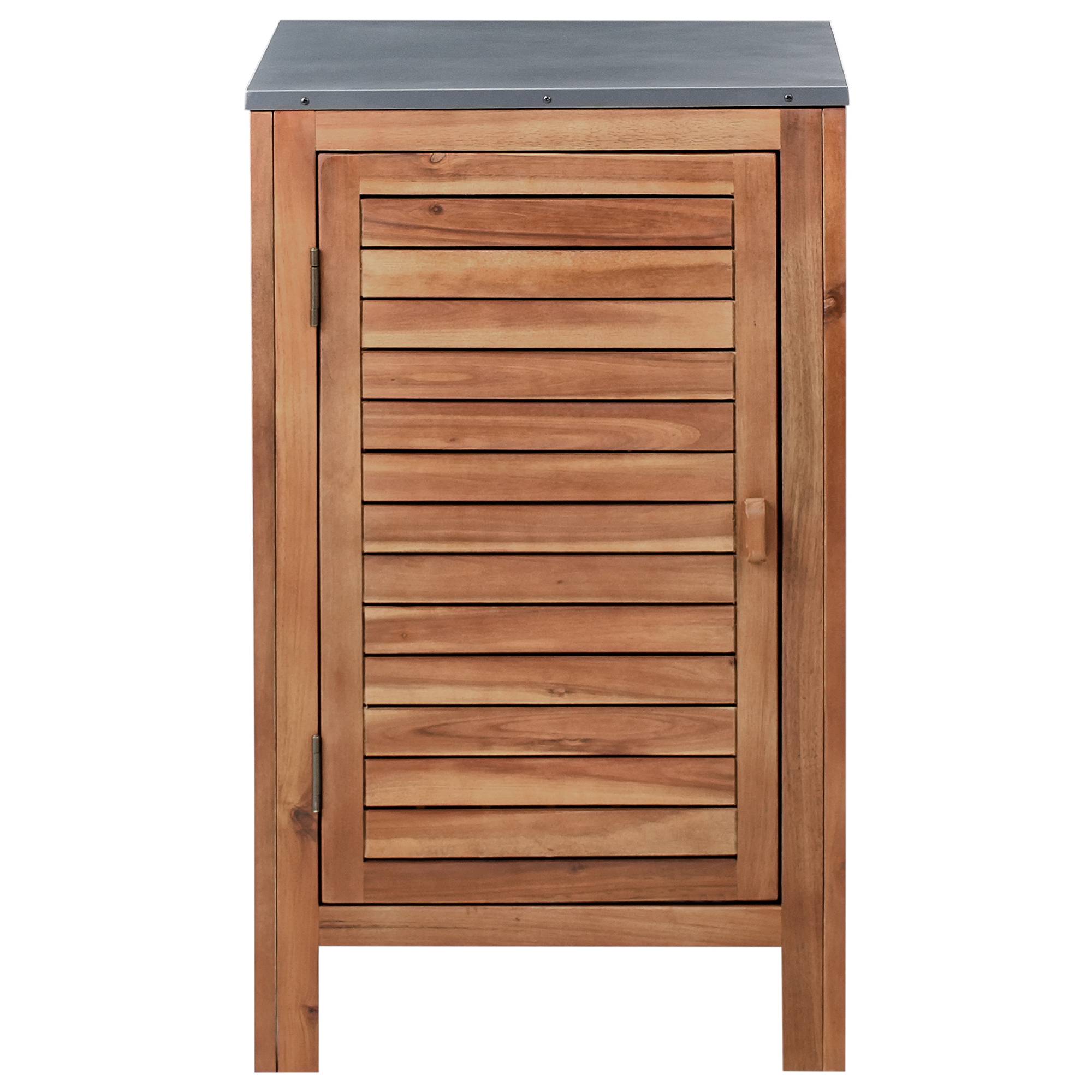 Beliani - Cuisine de jardin Acacia Marron BRUCOLI - 50x50x83- Beliani - Image 6