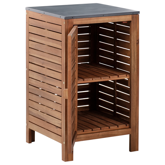 Beliani - Cuisine de jardin Acacia Marron BRUCOLI - 50x50x83- Beliani - Image 4