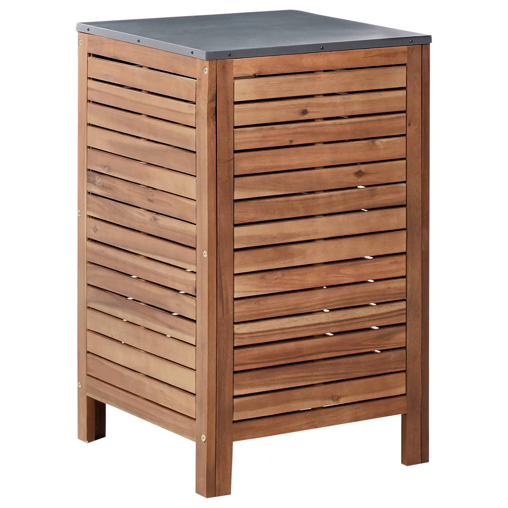 Beliani - Cuisine de jardin Acacia Marron BRUCOLI - 50x50x83- Beliani - Image 7