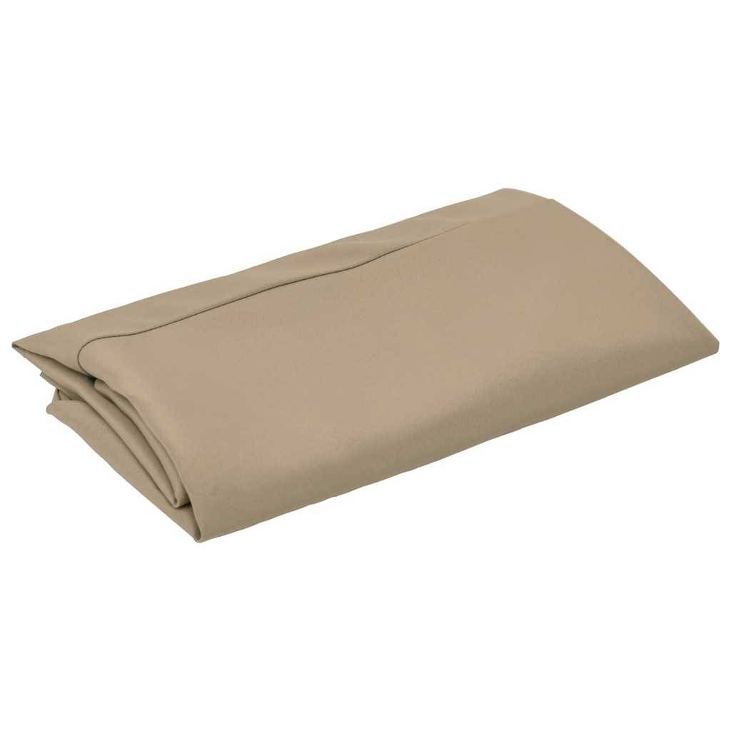 Vidaxl - Tissu de remplacement pour parasol d'extérieur Taupe 300 cm vidaXL 313797 - Image 4