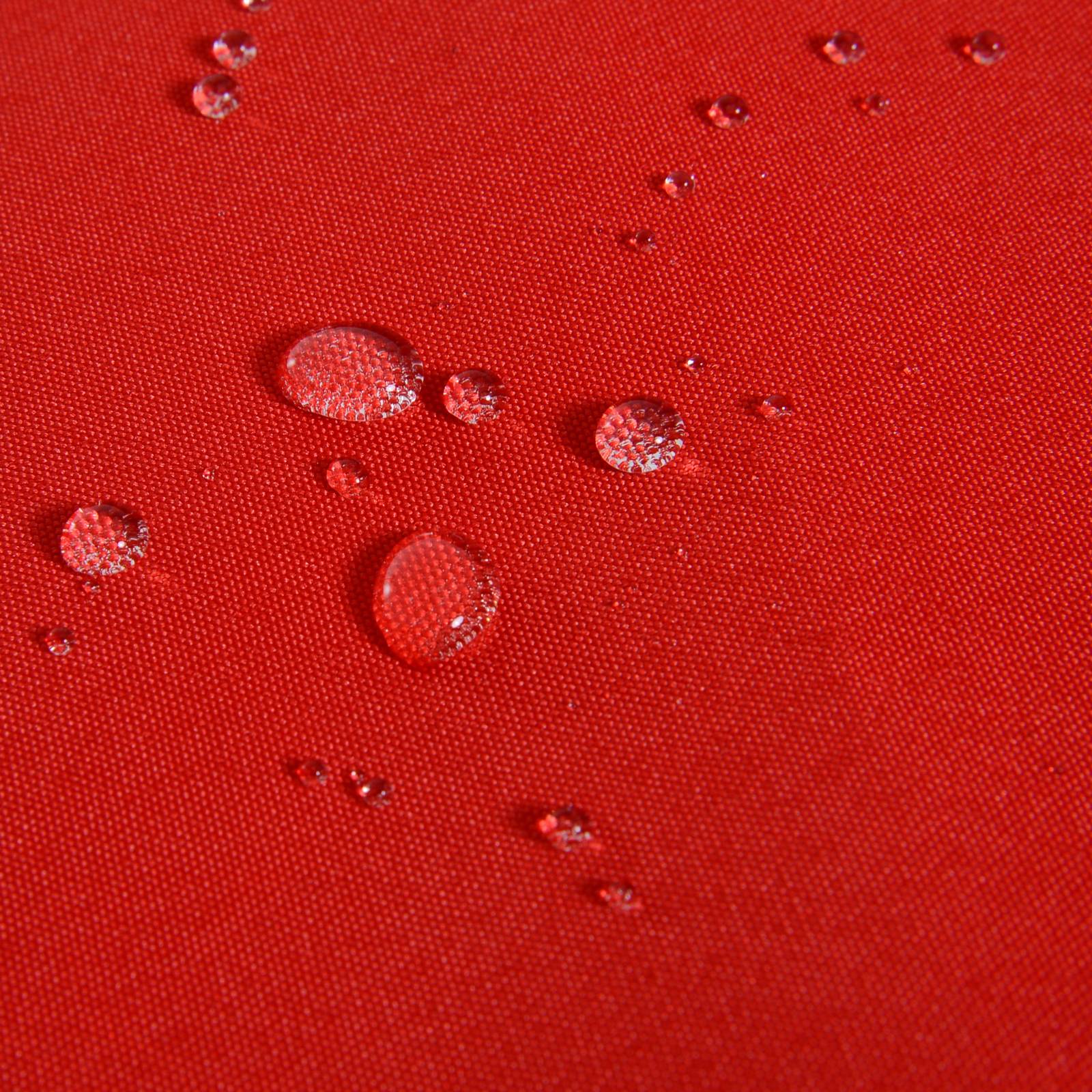PANGIVO - Parasol de jardin rectangulaire inclinable en bois de bambou et polyester rouge 200 x 150 x 235 cm - PANGIVO - Image 9