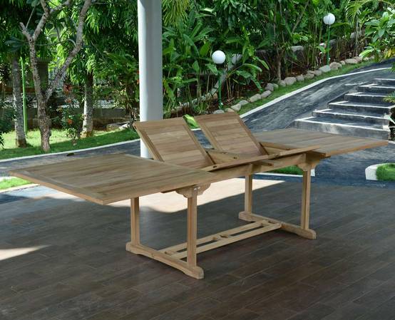 Salon de jardin teck massif Utrilla, 8 places - TECK'Attitude - Imagen 4